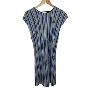 Speechless Women's Size Large Dress Striped Blue Black